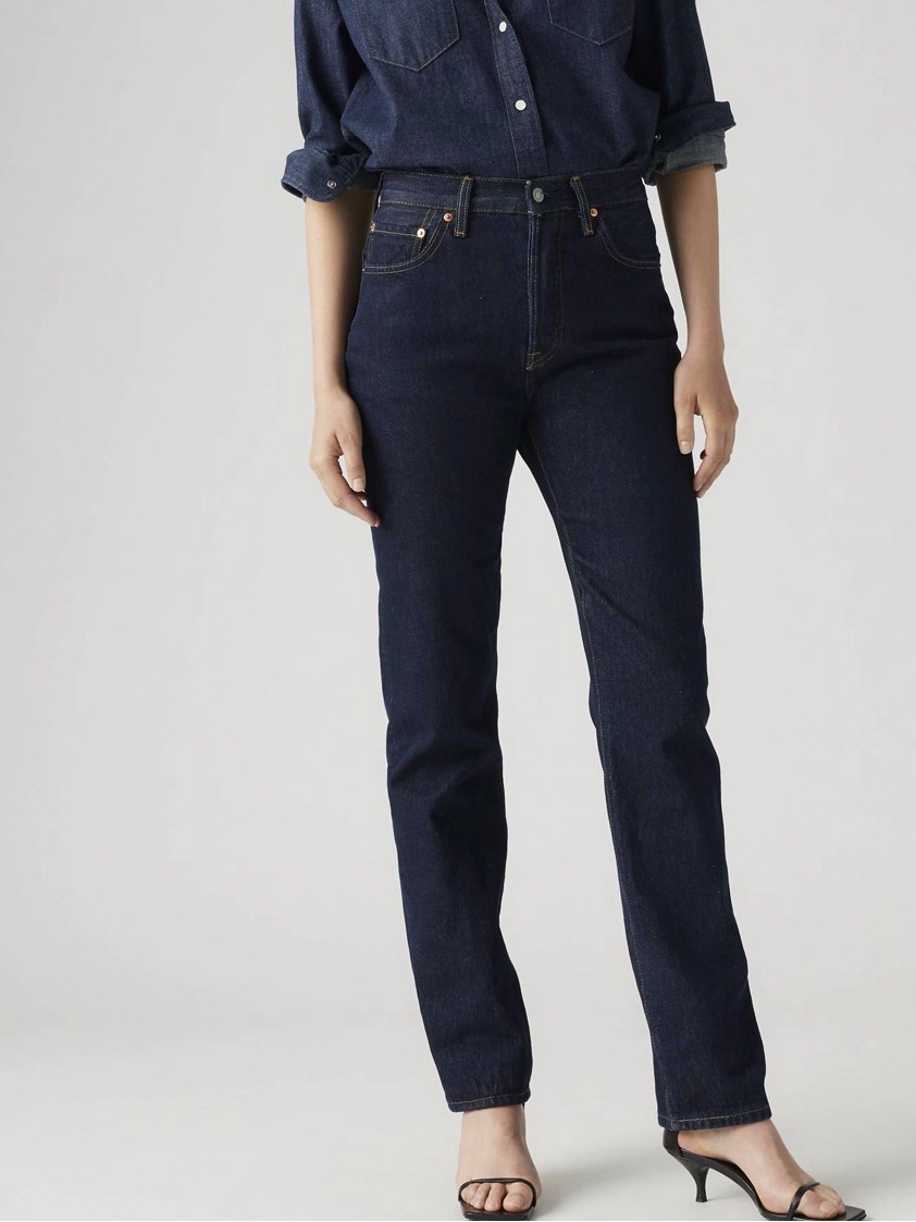 Levi's 501 Dark Indigo Straight Leg Jeans W32 L30